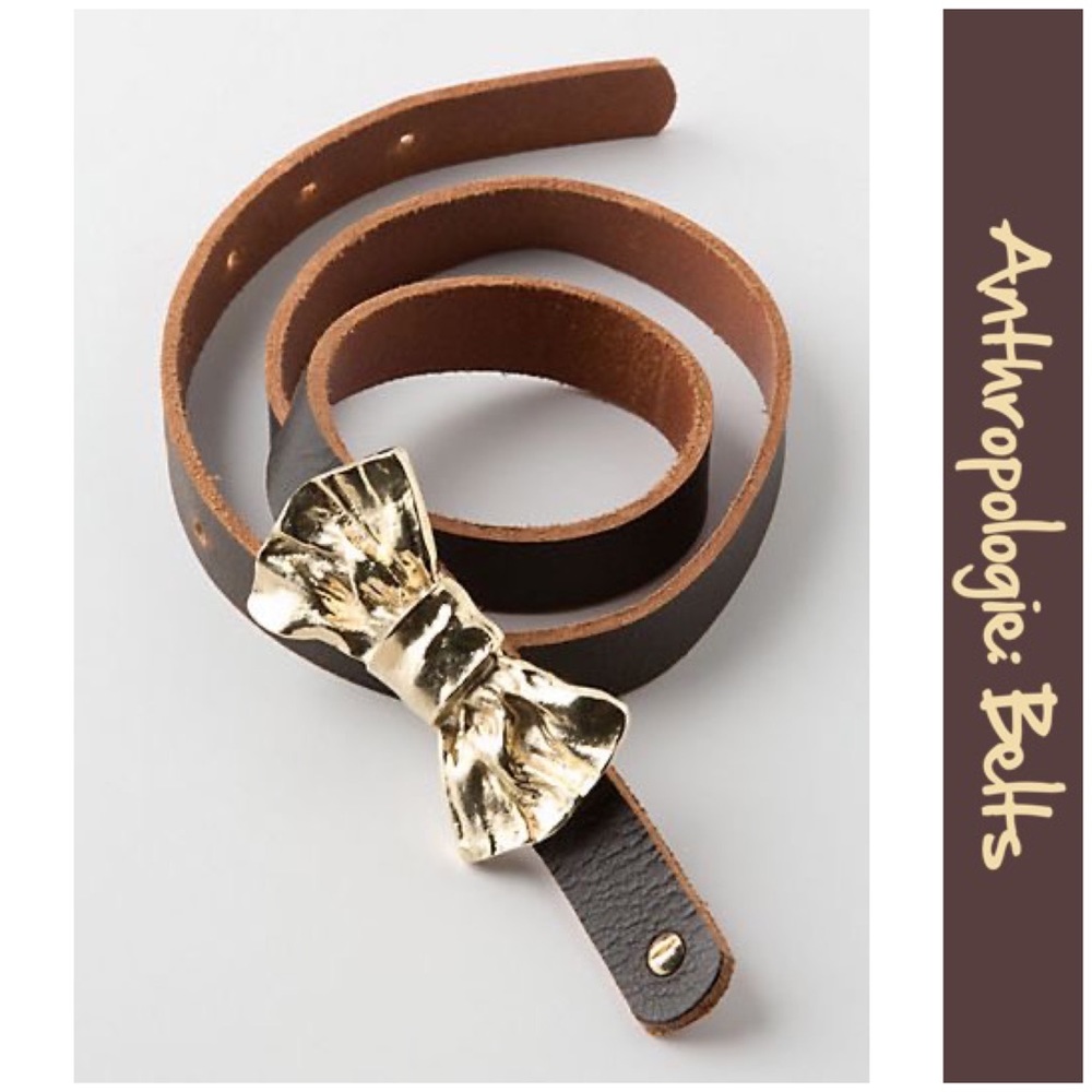 Anthro “Hammered Bow Belt” by Moss Mills